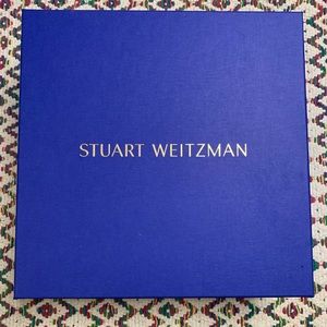 Stuart Weitzman Benedicta Black Suede Booties 9.5W